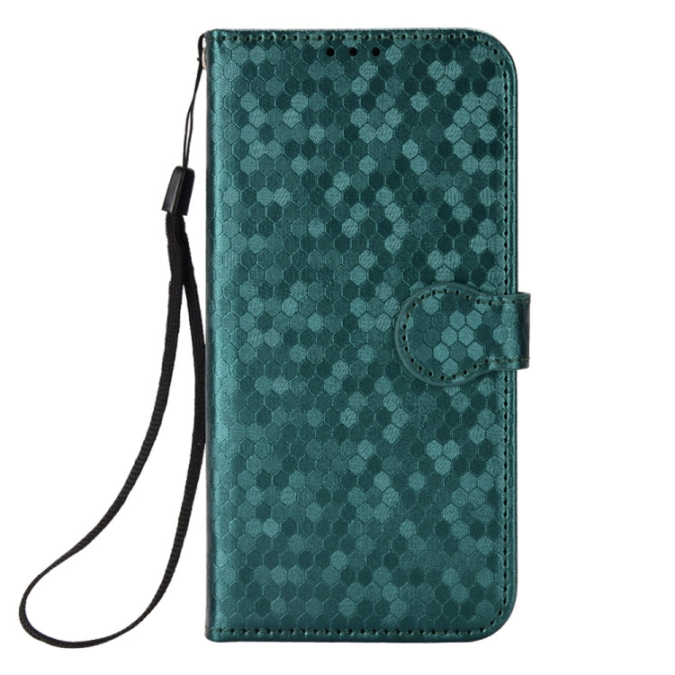 For Nothing CMF Phone 1 Honeycomb Dot Texture Leather Phone Case(Green) - Nothing Cases by buy2fix | Online Shopping UK | buy2fix