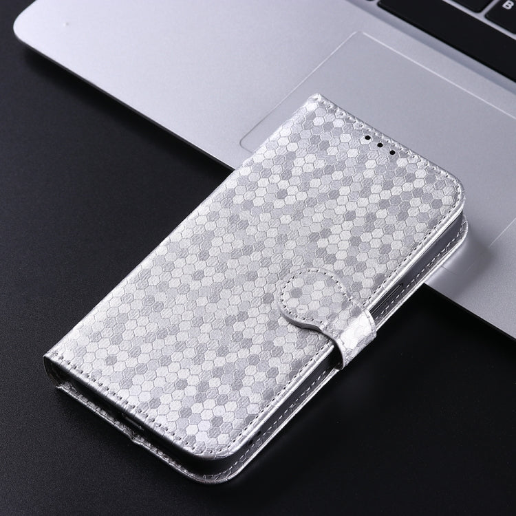 For Nothing CMF Phone 1 Honeycomb Dot Texture Leather Phone Case(Silver) - Nothing Cases by buy2fix | Online Shopping UK | buy2fix