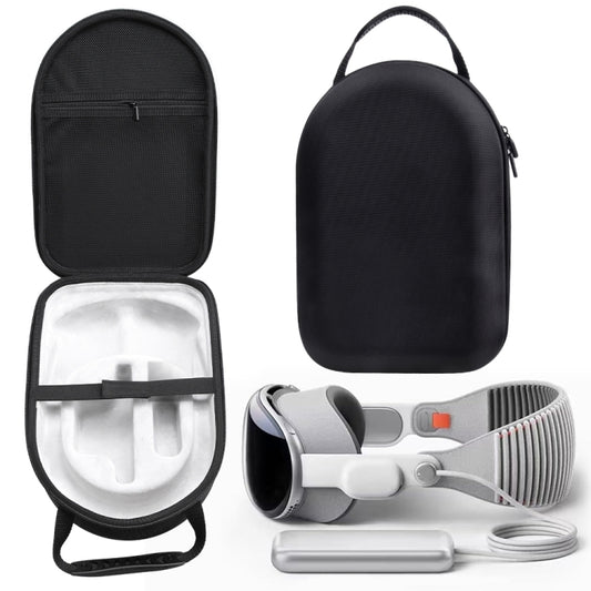 For Apple Vision Pro EVA Cloth Velvet Handle Waterproof Host Storage Bag(Black) by buy2fix