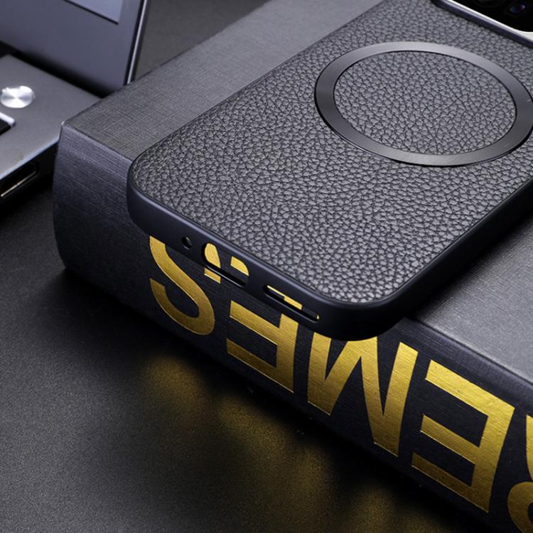 For Google Pixel 10 / 10 Pro CD Magsafe Magnetic Litchi Texture Phone Case(Khaki) - Google Cases by buy2fix | Online Shopping UK | buy2fix