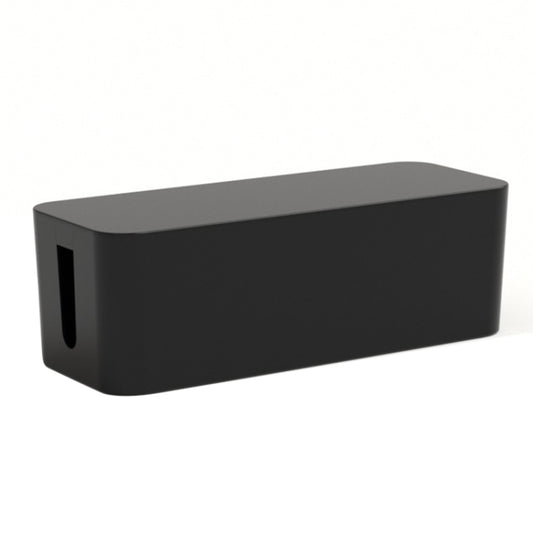 Wire Organizer Storage Box Power Strip Socket Junction Box, Size:Large(Black) - Storage Boxes by buy2fix | Online Shopping UK | buy2fix