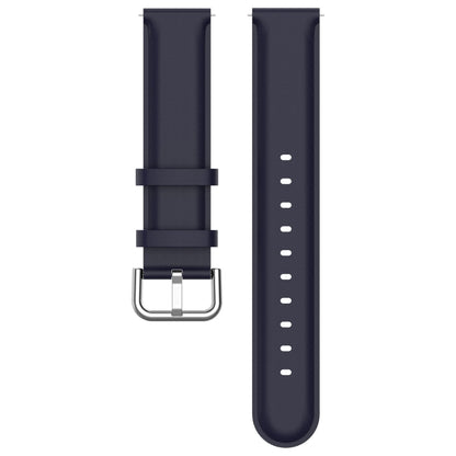 For CMF Watch Pro D395 22mm Round Tail Genuine Leather Watch Band(Navy Blue) - Watch Bands by buy2fix | Online Shopping UK | buy2fix