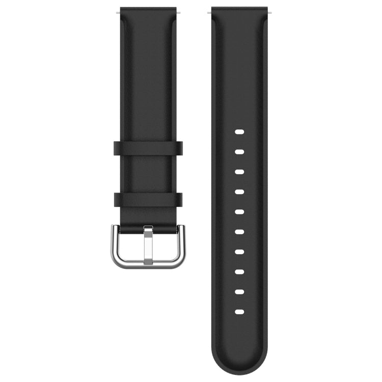 For CMF Watch Pro D395 22mm Round Tail Genuine Leather Watch Band(Black) - Watch Bands by buy2fix | Online Shopping UK | buy2fix