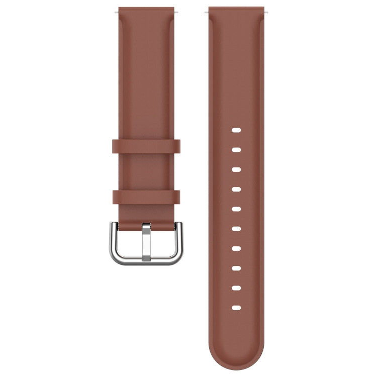 For CMF Watch Pro D395 22mm Round Tail Genuine Leather Watch Band(Brown) - Watch Bands by buy2fix | Online Shopping UK | buy2fix