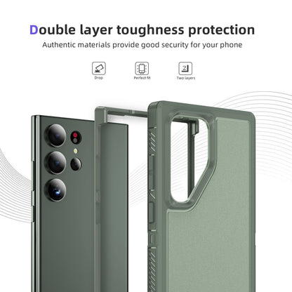 For Samsung Galaxy S23 Ultra 5G Guard Life Waterproof Frosted Phone Case(Green) - Galaxy S23 Ultra 5G Cases by buy2fix | Online Shopping UK | buy2fix