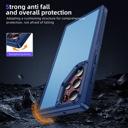 For Samsung Galaxy S22 Ultra 5G Guard Life Waterproof Frosted Phone Case(Royal Blue) - Galaxy S22 Ultra 5G Cases by buy2fix | Online Shopping UK | buy2fix