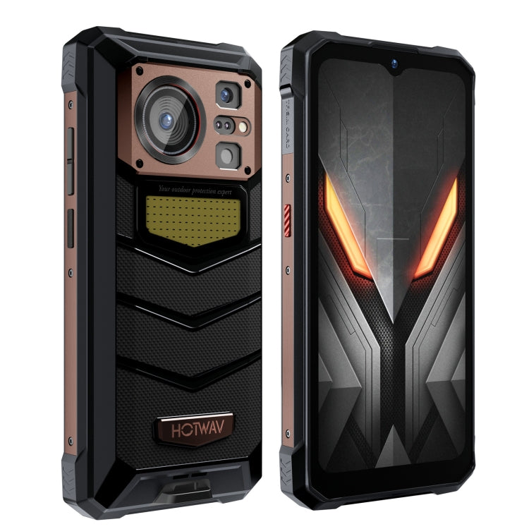 [HK Warehouse] HOTWAV W11 Rugged Phone, 6GB+256GB, Night Vision, 20800mAh, 6.6 inch Android 13 MT8788 Octa Core, Network: 4G, OTG(Bronzed Gold) - Other by HOTWAV | Online Shopping UK | buy2fix