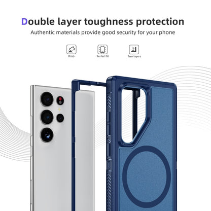 For Samsung Galaxy S24 Ultra 5G Guard Magsafe Magnetic Frosted Phone Case(Royal Blue) - Galaxy S24 Ultra 5G Cases by buy2fix | Online Shopping UK | buy2fix