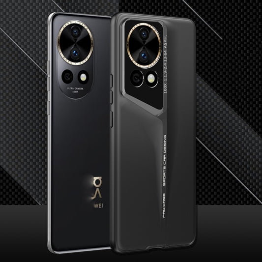 For Huawei Nova 12 GKK Blade Ultra-thin Full Coverage Phone Case(Black) by GKK