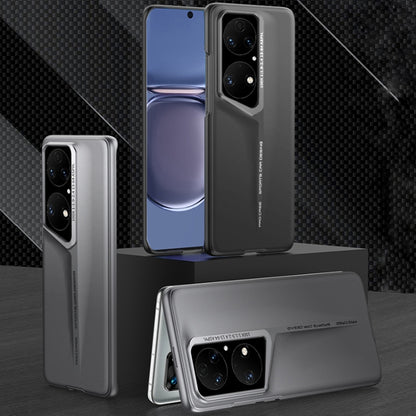 For Huawei P50 Pro GKK Blade Ultra-thin Full Coverage Phone Case(Grey) by GKK