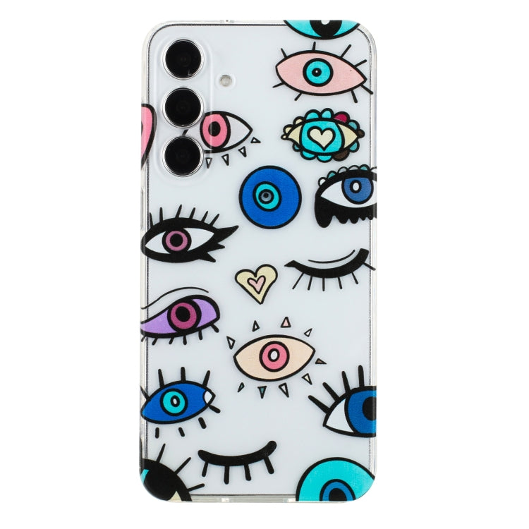 For Samsung Galaxy S23 FE 5G Colorful Painting Pattern TPU Phone Case(Eye Monster) by buy2fix