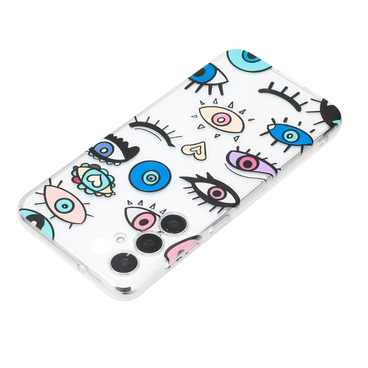For Samsung Galaxy S23 FE 5G Colorful Painting Pattern TPU Phone Case(Eye Monster) by buy2fix