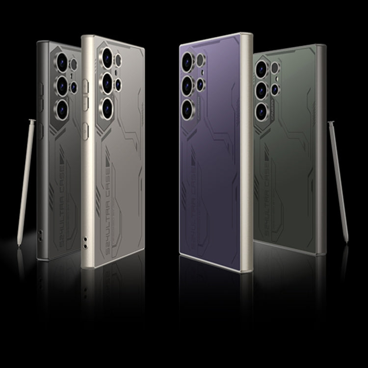 For Samsung Galaxy S23 Ultra 5G GKK AG Craft Skin Feel Exploration Edition Full Coverage Phone Case(Grey) by GKK