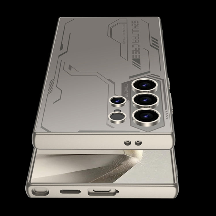 For Samsung Galaxy S23 Ultra 5G GKK AG Craft Skin Feel Exploration Edition Full Coverage Phone Case(Grey) by GKK