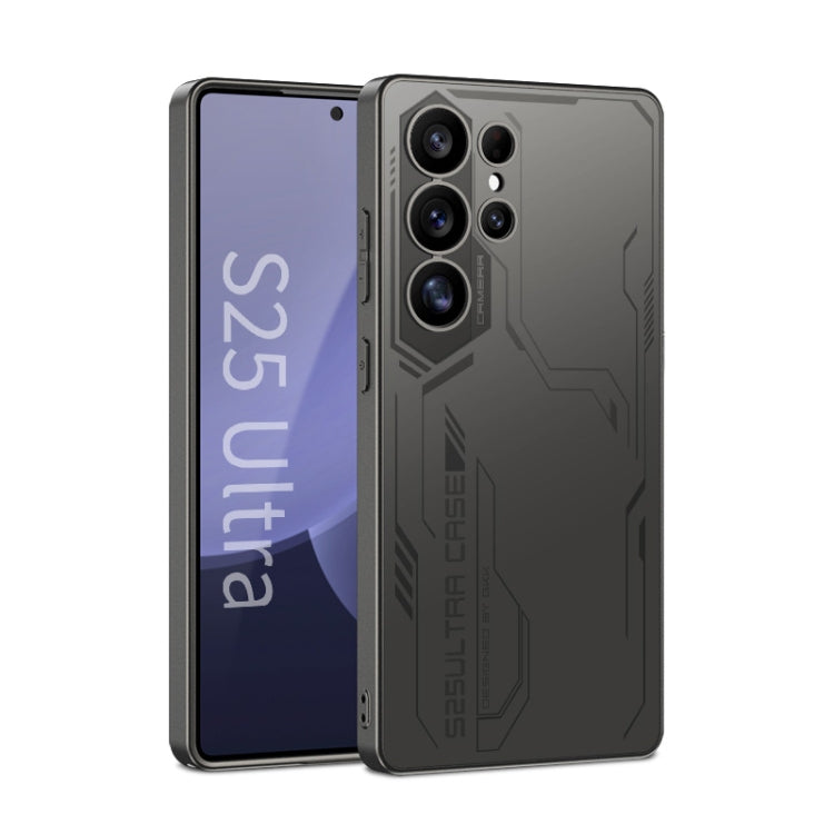 For Samsung Galaxy S25 Ultra 5G GKK AG Craft Skin Feel Exploration Edition Full Coverage Phone Case(Black) by GKK