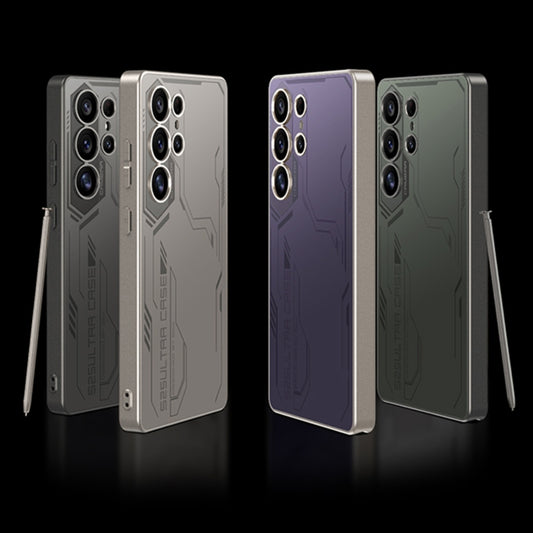 For Samsung Galaxy S25 Ultra 5G GKK AG Craft Skin Feel Exploration Edition Full Coverage Phone Case(Grey) by GKK