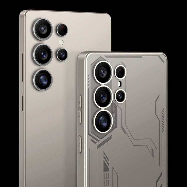 For Samsung Galaxy S25 Ultra 5G GKK AG Craft Skin Feel Exploration Edition Full Coverage Phone Case(Grey) by GKK