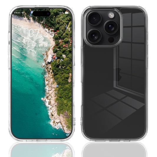 For iPhone 16 Pro Scratchproof Acrylic TPU Phone Case(Transparent) by buy2fix