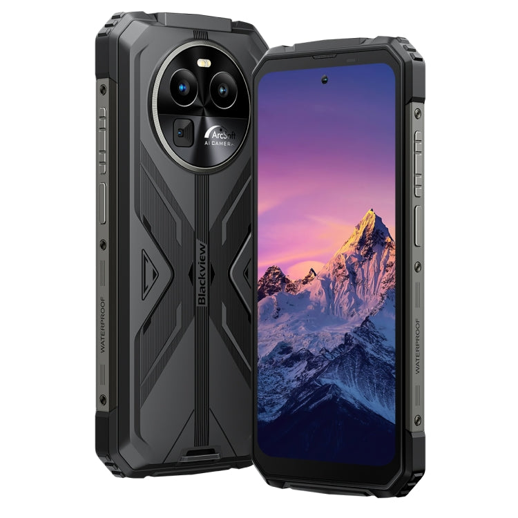 [HK Warehouse] Blackview BV8100 Rugged Phone, 8GB+256GB, 6.5 inch Android 14 MediaTek Helio G99 Octa Core up to 2.2GHz, Network: 4G, NFC, OTG(Black) - Blackview by Blackview | Online Shopping UK | buy2fix