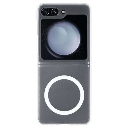 For Samsung Galaxy Z Flip5 MagSafe All-Inclusive Shockproof PC Phone Case(Transparent) by buy2fix