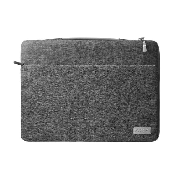 ZGA BG-01 Waterproof Laptop Handbag, Size:14 inch(Grey) - 14.1 inch by ZGA | Online Shopping UK | buy2fix