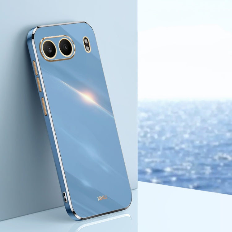 For OnePlus Nord 4 XINLI Straight 6D Plating Gold Edge TPU Phone Case(Celestial Blue) - Nord 4 Cases by XINLI | Online Shopping UK | buy2fix