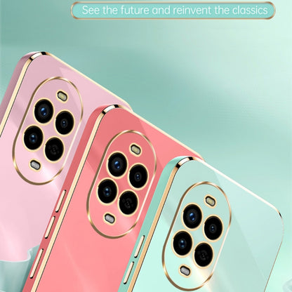 For Huawei Nova 13 Pro XINLI Straight 6D Plating Gold Edge TPU Phone Case(Pink) - Huawei Cases by XINLI | Online Shopping UK | buy2fix