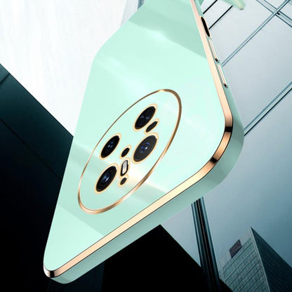 For Huawei Mate 70 XINLI Straight 6D Plating Gold Edge TPU Phone Case(Hawthorn Red) - Huawei Cases by XINLI | Online Shopping UK | buy2fix