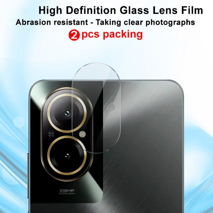 For Realme C67 4G Global 2pcs/Set imak HD Glass Rear Camera Lens Film - Other by imak | Online Shopping UK | buy2fix