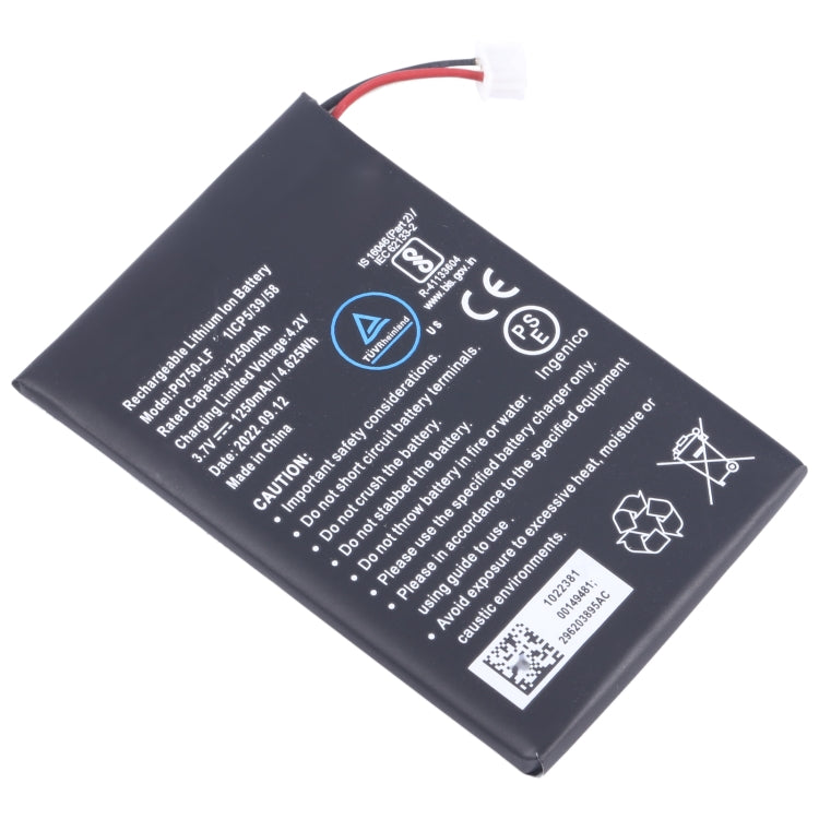 For Amazfit EVE Ingenico Link 2500 P0750-LF 1250mAh Battery Replacement by buy2fix