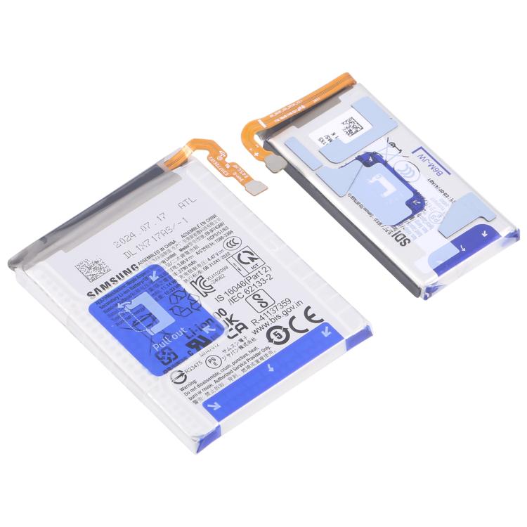 For Galaxy Z Flip6 2870mAh 1130mAh 1 Pair Battery Replacement - For Samsung by buy2fix | Online Shopping UK | buy2fix