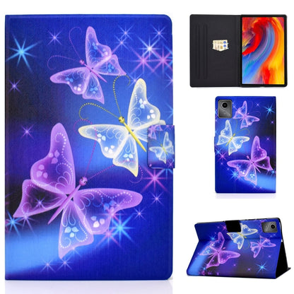 For Lenovo Tab M11 / Xiaoxin Pad 11 2024 Electric Pressed Colored Drawing Smart Leather Tablet Case(Starry Sky Butterfly) - Lenovo by buy2fix | Online Shopping UK | buy2fix