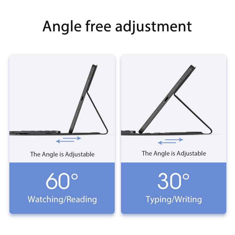 For Xiaomi Pad 7 / 7 Pro DUX DUCIS TK Series Bluetooth Keyboard Leather Case with Touchpad(Black) by DUX DUCIS