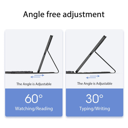 For Xiaomi Pad 7 / 7 Pro DUX DUCIS TK Series Bluetooth Keyboard Leather Case with Touchpad(Black) by DUX DUCIS