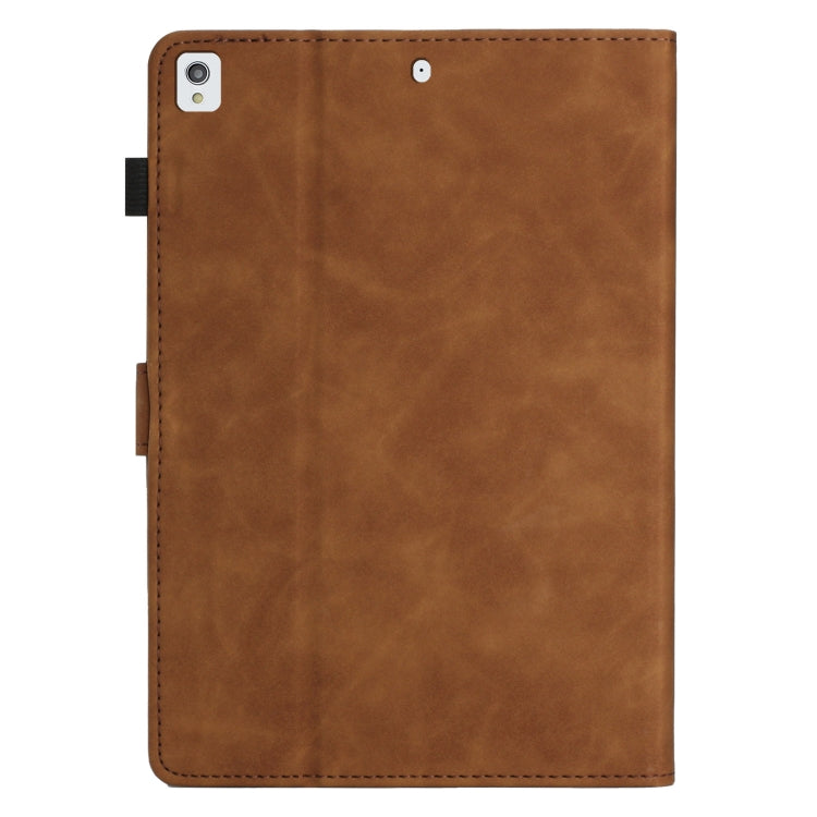 For iPad 10.2 2019/2020/10.5 2017/2019 Coconut Tree Embossed Smart Leather Tablet Case(Brown) - iPad Pro 10.5 inch Cases by buy2fix | Online Shopping UK | buy2fix