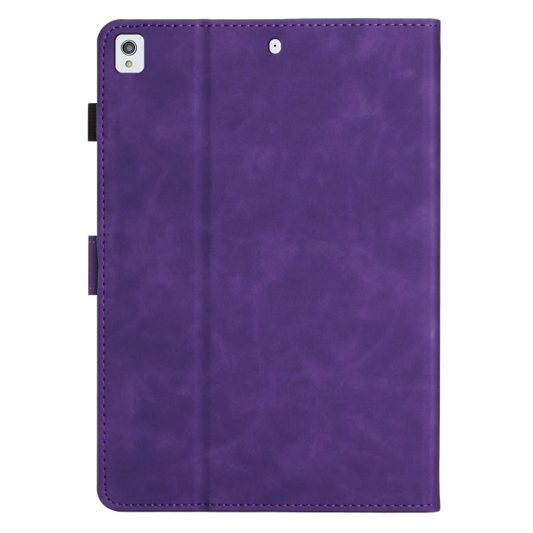 For iPad 10.2 2019/2020/10.5 2017/2019 Coconut Tree Embossed Smart Leather Tablet Case(Purple) - iPad Pro 10.5 inch Cases by buy2fix | Online Shopping UK | buy2fix
