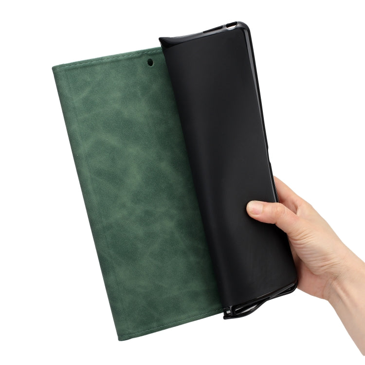 For iPad 2025 / 2022 Coconut Tree Embossed Smart Leather Tablet Case(Green) - iPad 2025 / 2022 Cases by buy2fix | Online Shopping UK | buy2fix
