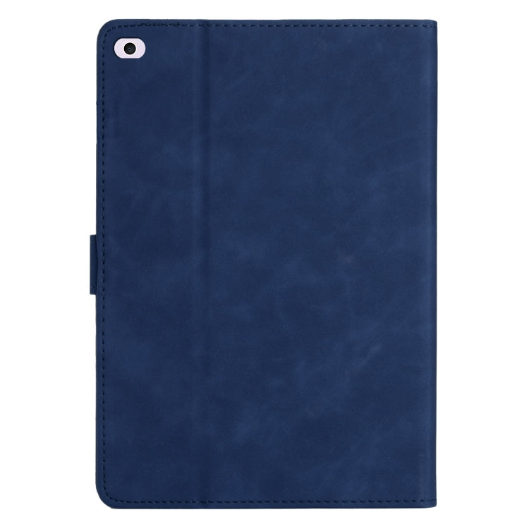 For iPad Air/Air 2/9.7 2017/2018 Coconut Tree Embossed Smart Leather Tablet Case(Blue) - iPad Pro 9.7 inch Cases by buy2fix | Online Shopping UK | buy2fix