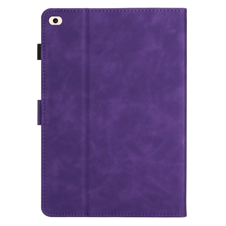 For iPad Air/Air 2/9.7 2017/2018 Coconut Tree Embossed Smart Leather Tablet Case(Purple) - iPad Pro 9.7 inch Cases by buy2fix | Online Shopping UK | buy2fix