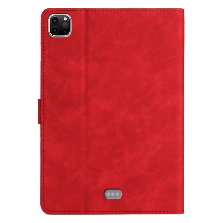 For iPad Pro 11 2018/Air4 10.9/Air5 Coconut Tree Embossed Smart Leather Tablet Case(Red) - More iPad Cases by buy2fix | Online Shopping UK | buy2fix
