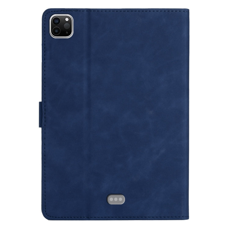 For iPad Pro 11 2018/Air4 10.9/Air5 Coconut Tree Embossed Smart Leather Tablet Case(Blue) - More iPad Cases by buy2fix | Online Shopping UK | buy2fix
