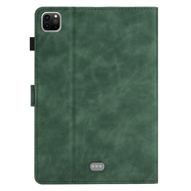 For iPad Pro 11 2018/Air4 10.9/Air5 Coconut Tree Embossed Smart Leather Tablet Case(Green) - More iPad Cases by buy2fix | Online Shopping UK | buy2fix