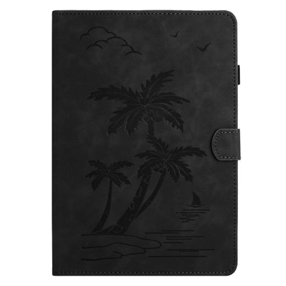 For 7 inch Universal Coconut Tree Embossed Leather Tablet Case(Black) - 7 inch by buy2fix | Online Shopping UK | buy2fix