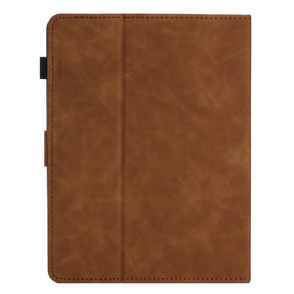 For 7 inch Universal Coconut Tree Embossed Leather Tablet Case(Brown) - 7 inch by buy2fix | Online Shopping UK | buy2fix