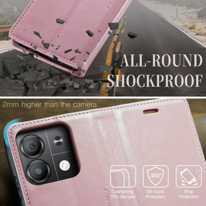 For Xiaomi Redmi Note 13 Pro 5G CaseMe 003 Crazy Horse Texture Flip Leather Phone Case(Pink) - Xiaomi Cases by CaseMe | Online Shopping UK | buy2fix