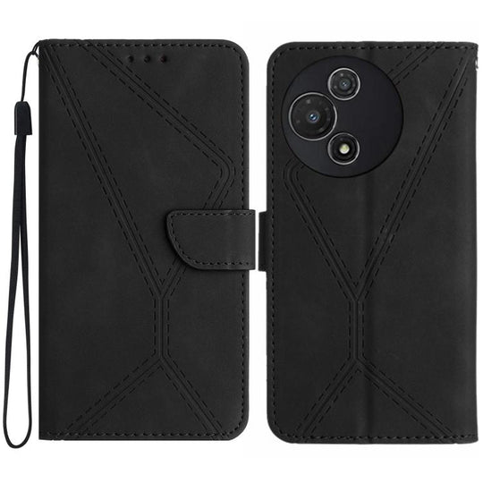 For TCL 60 5G Stitching Embossed Leather Phone Case(Black)