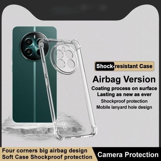 For Realme 12+ 5G/Narzo 70 Pro 5G imak Shockproof Airbag TPU Phone Case(Transparent) by imak