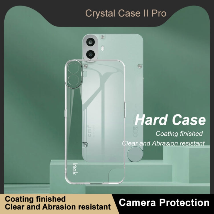 For Nothing CMF Phone 1 imak Wing II Wear-resisting Crystal Phone Protective Case - Nothing Cases by imak | Online Shopping UK | buy2fix