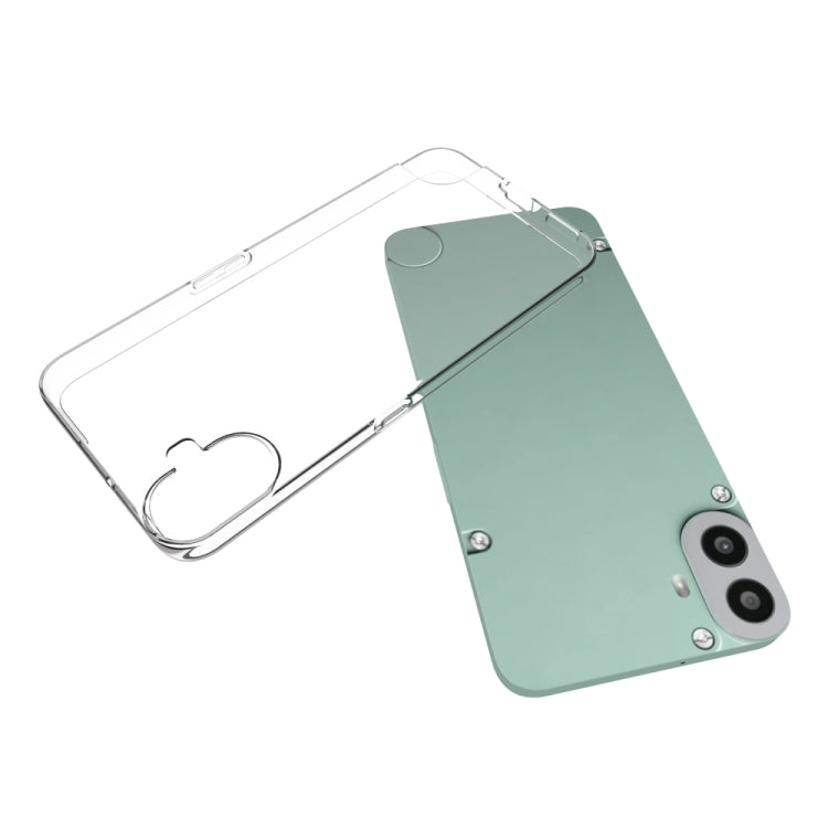 For Nothing CMF Phone 1 Waterproof Texture TPU Phone Case(Transparent) - Nothing Cases by buy2fix | Online Shopping UK | buy2fix