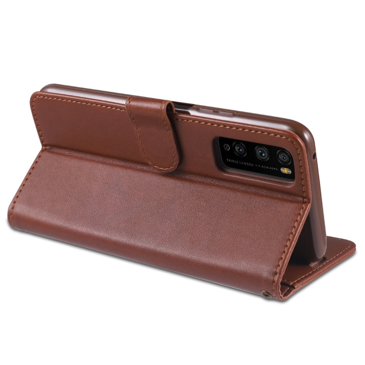 For Huawei Enjoy Z 5G AZNS Sheepskin Texture Horizontal Flip Leather Case with Holder & Card Slots & Wallet(Brown) - Huawei Cases by AZNS | Online Shopping UK | buy2fix